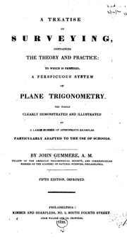 Cover of A treatise on surveying by John Gummere