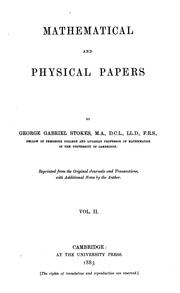 Cover of Mathematical and physical papers by William Thomson Kelvin