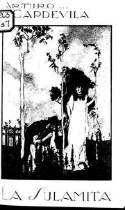 Cover of La Sulamita by Arturo Capdevila