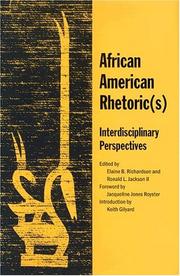 Front cover of African American rhetoric(s) by Elaine B. Richardson