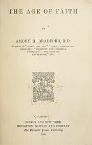 Front cover of The age of faith by Amory H. Bradford