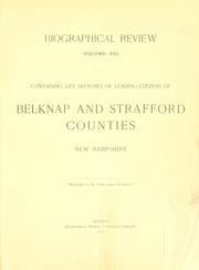 Cover of Biographical review ... by Biographical Review Publishing Company