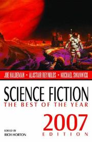 Front cover of Science Fiction--The Best of the Year 2007 by Rich Horton