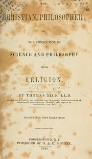 Cover of The Christian philosopher by Thomas Dick