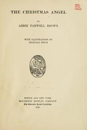 Cover of The Christmas angel by Abbie Farwell Brown