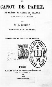 Cover of Voyage of the paper canoe by N. H. Bishop