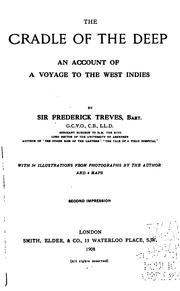 Front cover of The cradle of the deep by Frederick Treves