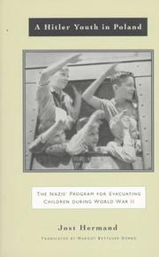 Front cover of A Hitler Youth in Poland by Jost Hermand