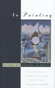 Cover of To Painting by Rafael Alberti