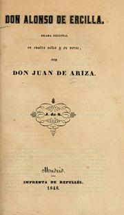 Cover of Don Alonso de Ercilla by Juan de Ariza