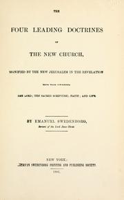 Front cover of The four leading doctrines of the New Church by Emanuel Swedenborg