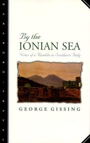 Front cover of By the Ionian Sea by George Gissing