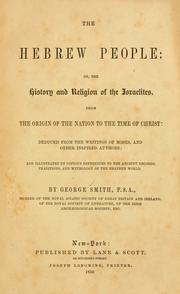Cover of The Hebrew people by George Smith
