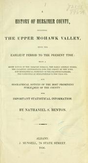 Front cover of A history of Herkimer county by Nathaniel Soley Benton