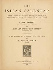 Front cover of The Indian calendar by Robert Sewell