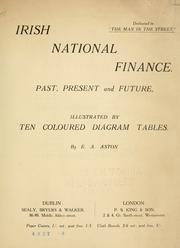 Front cover of Irish national finance by E. A. Aston