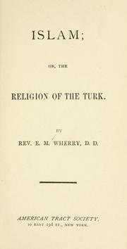 Front cover of Islam by Elwood Morris Wherry