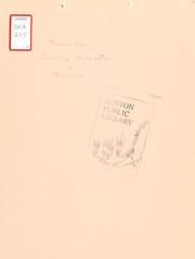 Front cover of Jamaica plain community organizations by Boston Redevelopment Authority