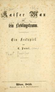 Cover of Kaiser Max und sein Lieblingstraum by Faust Pachler