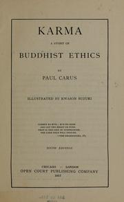 Cover of Karma by Paul Carus