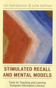 Front cover of Stimulated recall and mental models by Lyn Henderson
