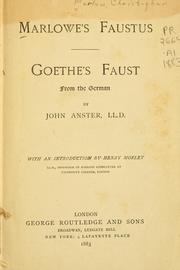 Cover of Marlowe's Faustus by Christopher Marlowe