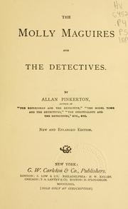 Cover of The Molly Maguires and the detectives by Allan Pinkerton