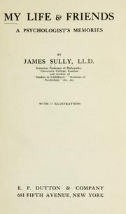 Front cover of My life & friends by Sully, James
