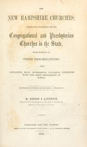 Front cover of The New Hampshire churches by Lawrence, Robert F.