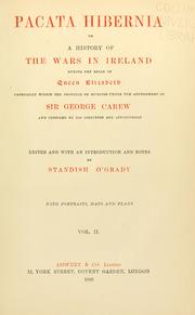 Front cover of Pacata Hibernia by Stafford, Thomas Sir
