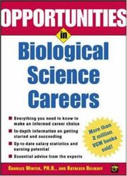 Cover of Opportunities in Biological Science Careers (Opportunities in) by Charles Winter