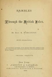 Cover of Rambles through the British Isles by Richard Harcourt