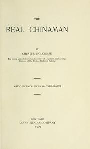 Front cover of The real Chinaman by Chester Holcombe