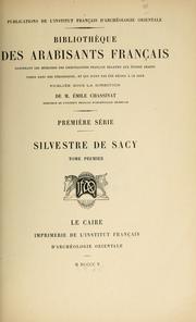 Cover of Silvestre de Sacy (1758-1838) by Antoine Isaac Silvestre de Sacy