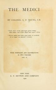 Front cover of The Medici by G. F. Young