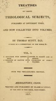 Cover of Treatises on various theological subjects by Thomas Scott