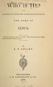 Front cover of Who is He? by Sarah Frances Smiley
