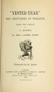 Cover of " Yester-year" by Albert Robida