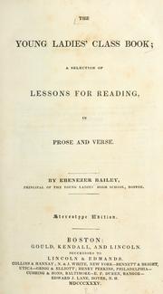 Cover of The young ladies' class book by Ebenezer Bailey