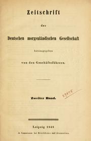 Cover of Zeitschrift der Deutschen Morgenländischen Gesellschaft by Deutsche Morgenländische Gesellschaft