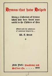Front cover of Hymns that have helped by W. T. Stead