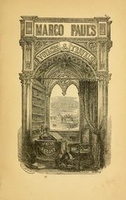 Front cover of Marco Paul's voyages & travels : New York by Jacob Abbott