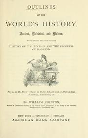 Front cover of Outlines of the world's history, ancient, mediæval, and modern by William Swinton