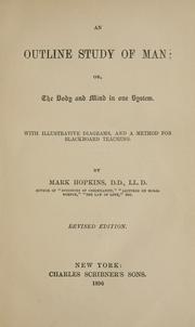 Cover of An outline study of man by Hopkins, Mark