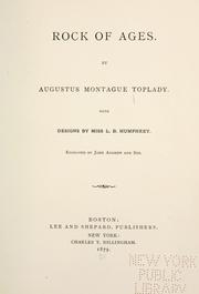 Front cover of Rock of ages by Augustus Toplady