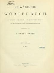Front cover of Schwäbisches Wörterbuch by Hermann von Fischer