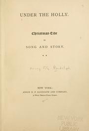 Cover of Under the holly by Henry Fitz Randolph