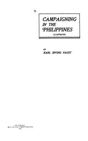 Front cover of Campaigning in the Philippines by Karl Irving Faust