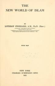 Cover of The new world of Islam by Theodore Lothrop Stoddard