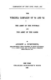 Cover of The Virginia campaign of '64 and '65 by A. A. Humphreys